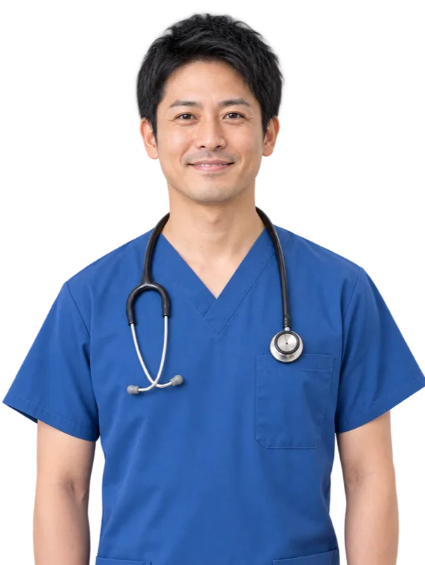 聴診器をかけた看護師